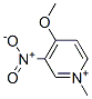 Pyridinium, 4-methoxy-1-methyl-3-nitro- (9CI) structure