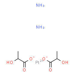 diammine platinum(II) dilactate structure