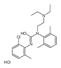 3-(2-chloro-6-methylphenyl)-1-[2-(diethylamino)ethyl]-1-(2,6-dimethylphenyl)urea,hydrochloride Structure