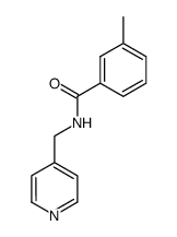 3-methyl-N-(pyridin-4-ylmethyl)benzamide结构式