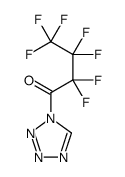 2,2,3,3,4,4,4-heptafluoro-1-(tetrazol-1-yl)butan-1-one Structure