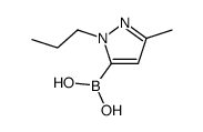 (5-methyl-2-propylpyrazol-3-yl)boronic acid结构式