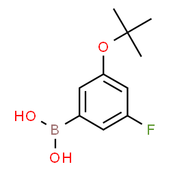 3-Fluoro-5-(tert-butoxy)phenylboronic acid structure