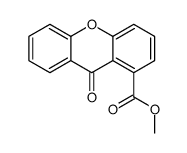 9-OXO-9H-XANTHENE-1-CARBOXYLIC ACID METHYL ESTER structure