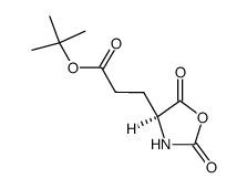 (S)-2,5-二氧代噁唑烷-4-丙酸叔丁酯结构式