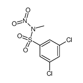 3,5-dichloro-N-methyl-N-nitrobenzenesulfonamide Structure