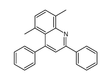 5,8-dimethyl-2,4-diphenylquinoline Structure