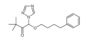 3,3-dimethyl-1-(4-phenylbutoxy)-1-(1,2,4-triazol-1-yl)butan-2-one Structure