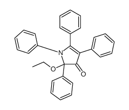 2-ethoxy-1,2,4,5-tetraphenylpyrrol-3-one Structure