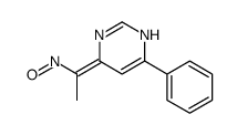 6-(1-nitrosoethylidene)-4-phenyl-1H-pyrimidine Structure