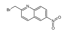 2-(溴甲基)-6-硝基喹啉结构式