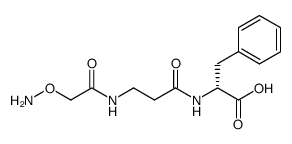 H2NO-CH2-CO-β-Ala-DPhe-OH Structure