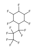 1,2,3,4,5-pentafluoro-6-(1,1,2,2,3,3,3-heptafluoropropyl)cyclohexane Structure