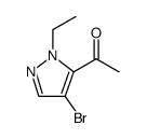 Ethanone, 1-(4-bromo-1-ethyl-1H-pyrazol-5-yl)结构式