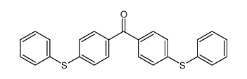 bis(4-phenylsulfanylphenyl)methanone结构式