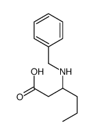 3-(Benzylamino)hexanoic acid Structure