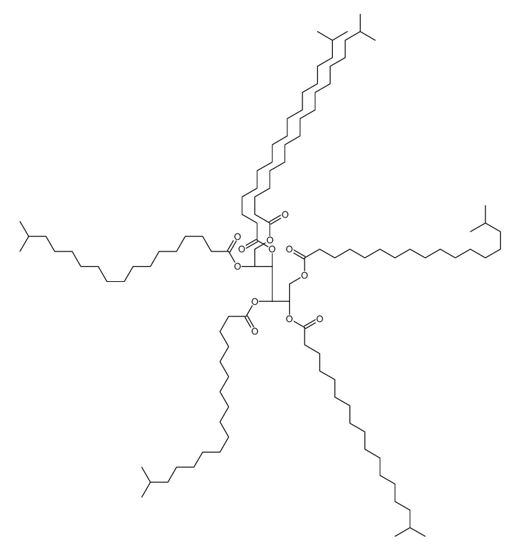 D-glucitol hexaisostearate structure