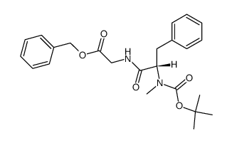 Boc-MePhe-Gly-OBzl结构式