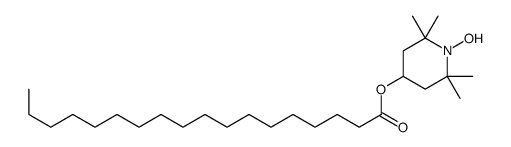 (1-hydroxy-2,2,6,6-tetramethylpiperidin-4-yl) octadecanoate结构式