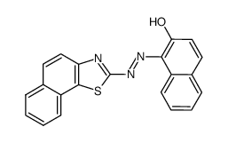 1-naphtho[2,1-d]thiazol-2-ylazo-[2]naphthol结构式