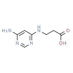 N-(6-amino-pyrimidin-4-yl)-b-alanine结构式