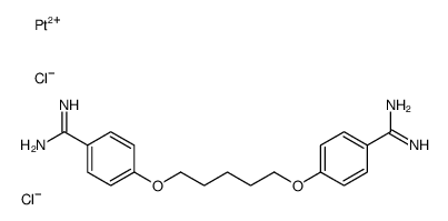platinum(II) pentamidine结构式