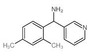 1-(2,4-dimethylphenyl)-1-(3-pyridinyl)methanamine structure