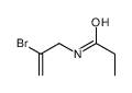 N-(2-bromoprop-2-enyl)propanamide结构式