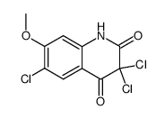 7-methoxy-3,3,6-trichloro-2,4-dioxo-1,2,3,4-tetrahydroquinoline Structure