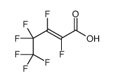 2,3,4,4,5,5,5-heptafluoropent-2-enoic acid结构式