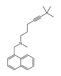 N,6,6-trimethyl-N-(naphthalen-1-ylmethyl)hept-4-yn-1-amine Structure