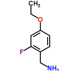 1-(4-Ethoxy-2-fluorophenyl)methanamine Structure