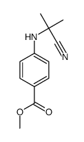 methyl 4-(2-cyanopropan-2-ylamino)benzoate structure