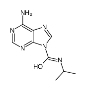 6-Amino-N-isopropyl-9H-purine-9-carboxamide Structure