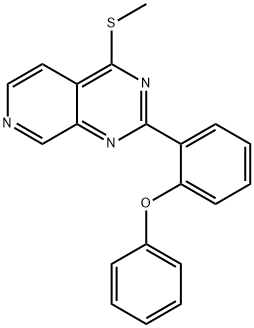 4-(methylthio)-2-(2-phenoxyphenyl)pyrido[3,4-d]pyrimidine Structure