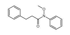 O-methyl N-phenyl-3-phenylpropanohydroxamate Structure