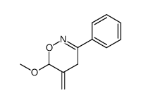 5,6-Dihydro-6-methoxy-5-methylene-3-phenyl-4H-1,2-oxazine Structure