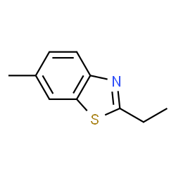 BENZOTHIAZOLE, 2-ETHYL-6-METHYL- Structure