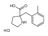 (R)-2-(2-METHYLBENZYL)PYRROLIDINE-2-CARBOXYLIC ACID HYDROCHLORIDE图片