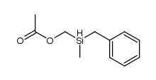 (Acetoxymethyl)benzylmethylsilan Structure