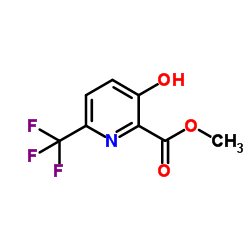 Methyl 3-hydroxy-6-(trifluoromethyl)pyridine-2-carboxylate结构式