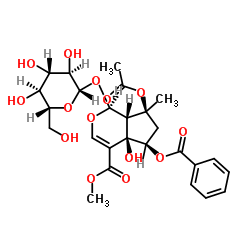 6-O-Benzoylphlorigidoside B结构式