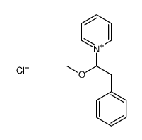 N-(1-methoxy-2-phenylethyl)pyridinium chloride Structure