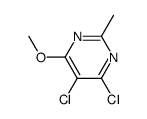 4,5-dichloro-6-methoxy-2-methylpyrimidine Structure