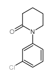 1-(3-氯苯基)哌啶-2-酮结构式