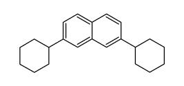 2,7-Dicyclohexylnaphthalene结构式