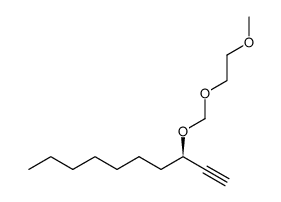 (R)-3-((2-methoxyethoxy)methoxy)dec-1-yne Structure