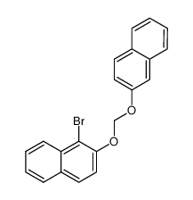 1-bromo-2-((naphthalen-2-yloxy)methoxy)naphthalene Structure