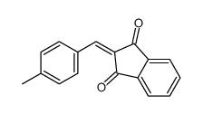 2-[(4-METHYLPHENYL)METHYLENE]-1H-INDENE-1,3(2H)-DIONE Structure