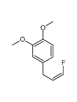 4-[(E)-3-fluoroprop-2-enyl]-1,2-dimethoxybenzene结构式